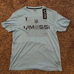 Messi Light Blue Men's Short Sleeve Tee, M